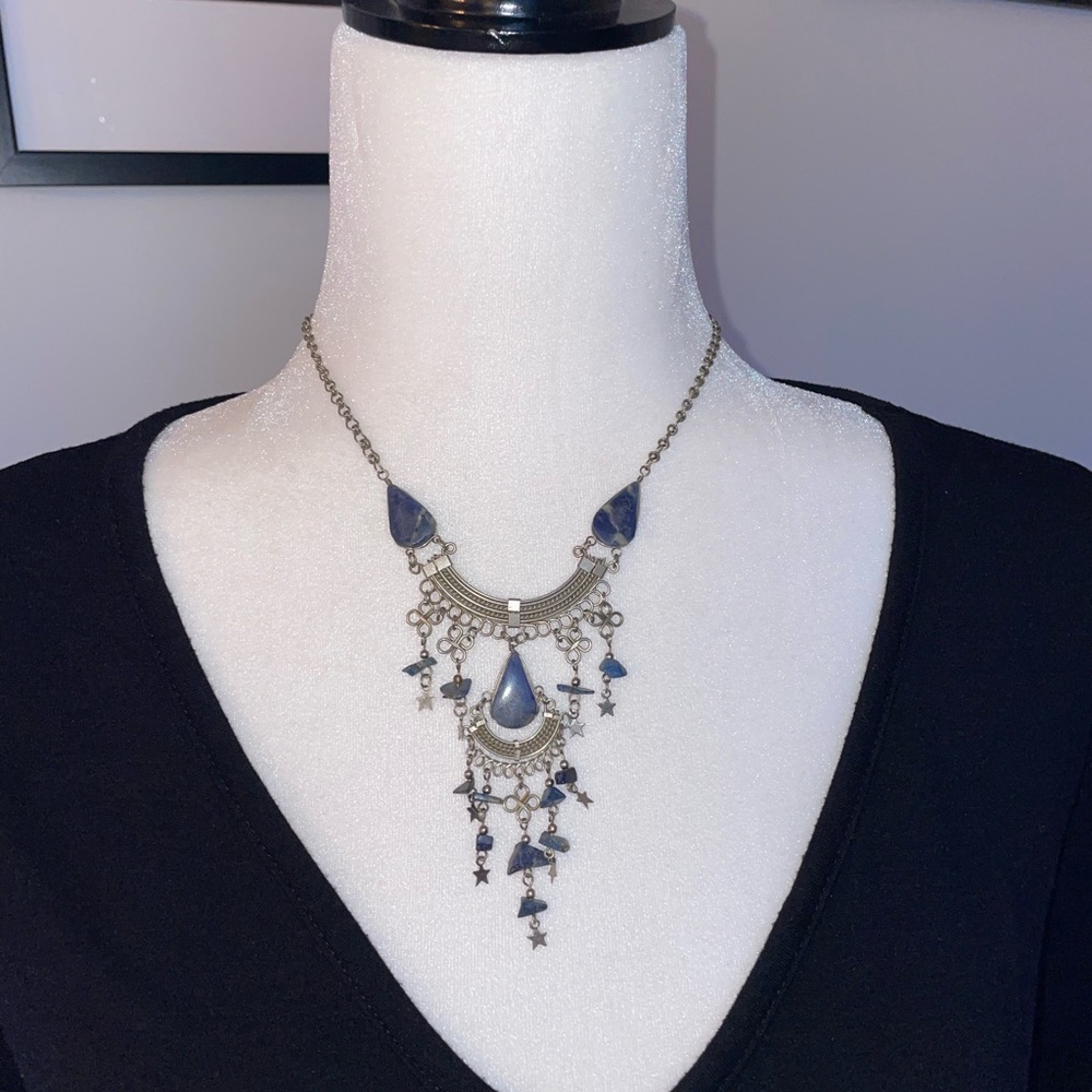 Handcrafted Sodalite Star Necklace